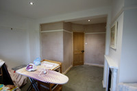 Wall plastered and new lights fitted and wired