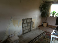 Fireplace blocked up