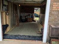 Garage floor raised to match house floor