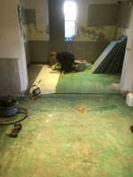 Laying of Heat Mat to Kitchen Area