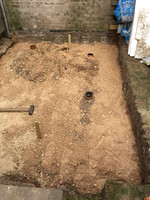 Preparing wet room foundation