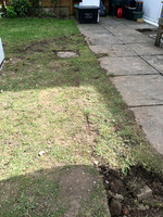 Drains completed and garden made good