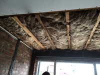 Insulation fitted to ceiling/ roof space